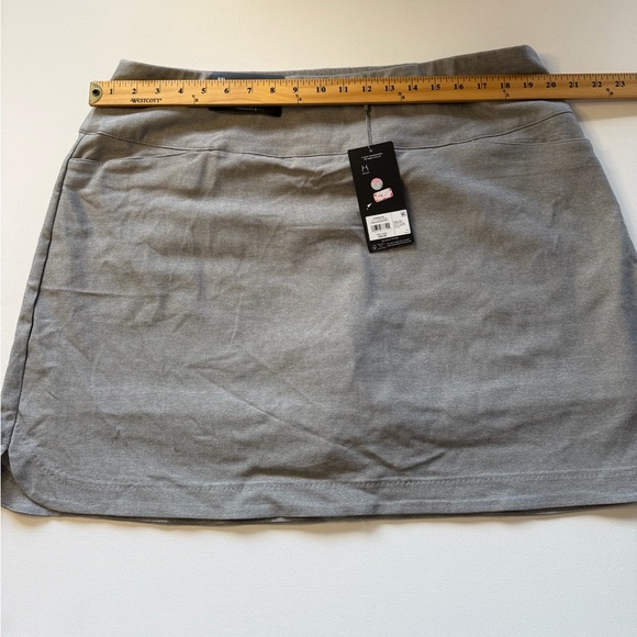 NWT Walter Hagen Performance Skort Golf Pickleball Heather Grey Pockets XXL - Picture 5 of 8